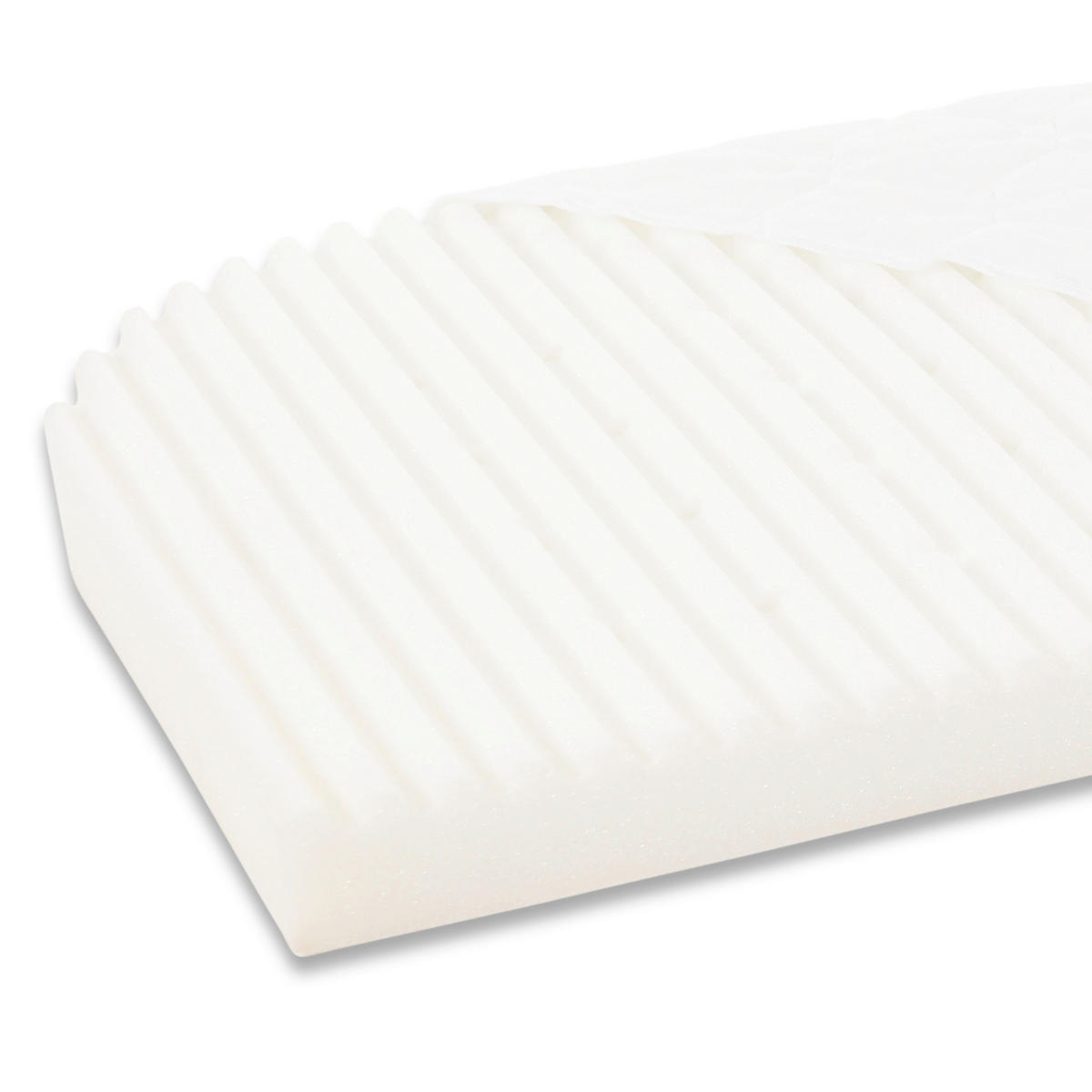 BEISTELLBETTMATRATZE Babybay  89/49,50 cm    - Weiß, Basics, Textil (89/49,50cm) - Babybay