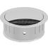 KABELDURCHLASS - Alufarben, Design, Metall (6cm) KABELDURCHLASS - Alufarben, Design, Metall (6cm)