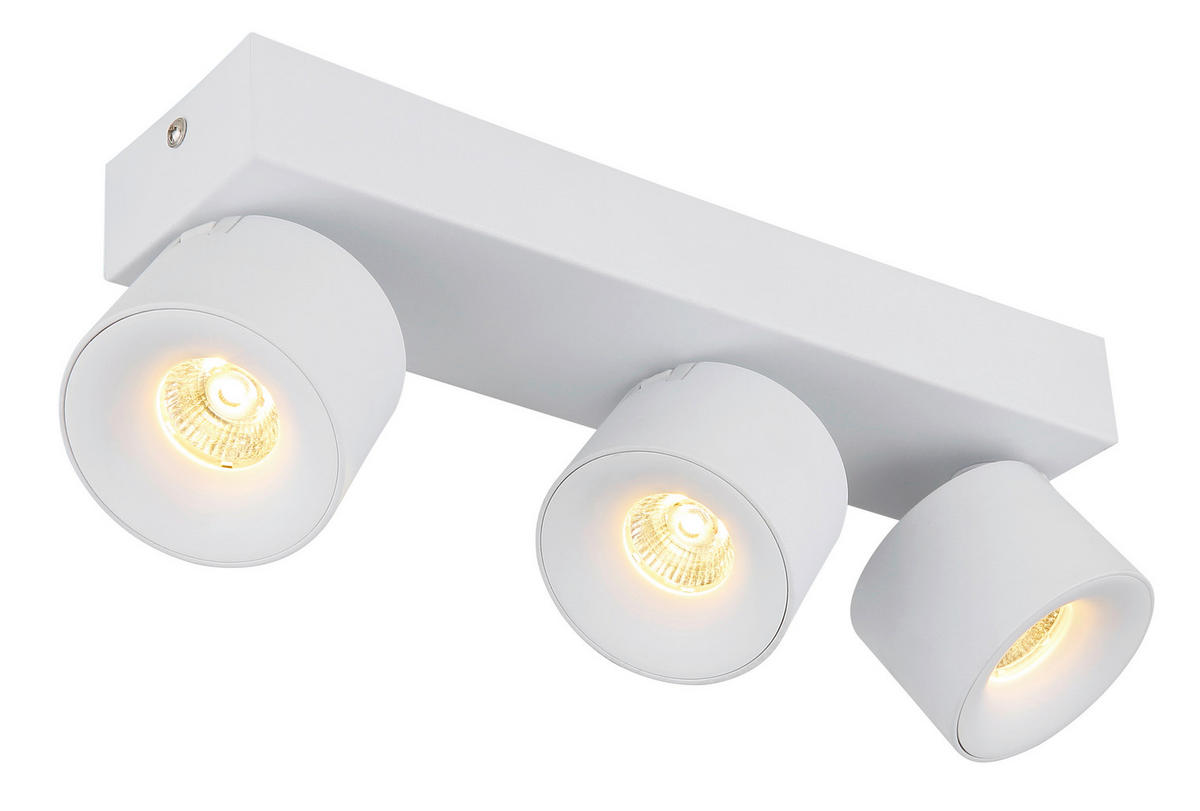 LED-REFLEKTOR  RAE /480 lm/3000 K// - bela/prosojno, Design, kovina/umetna masa (33/7,2/12cm) - Globo
