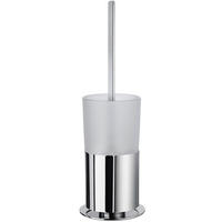 WC-BÜRSTENHALTER in   Metall, Glas  - Chromfarben/Weiß, Basics, Glas/Metall (0/0/0cm) - Smedbo