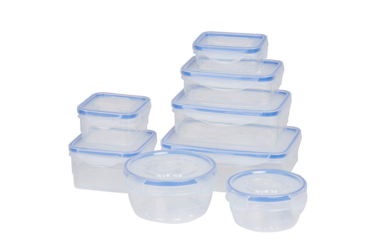 FRISCHHALTEDOSENSET 16-teilig  - Transparent, Basics, Kunststoff (28/15,5/15,2cm)