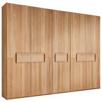 DREHTÜRENSCHRANK 252/223/62 cm,  in Buchefarben, 5-türig  - Buchefarben/Kernbuche, MODERN, Holz (252/223/62cm) - Livetastic