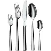 BESTECKSET 30-teilig Philadelphia - Edelstahlfarben, Design, Metall - WMF