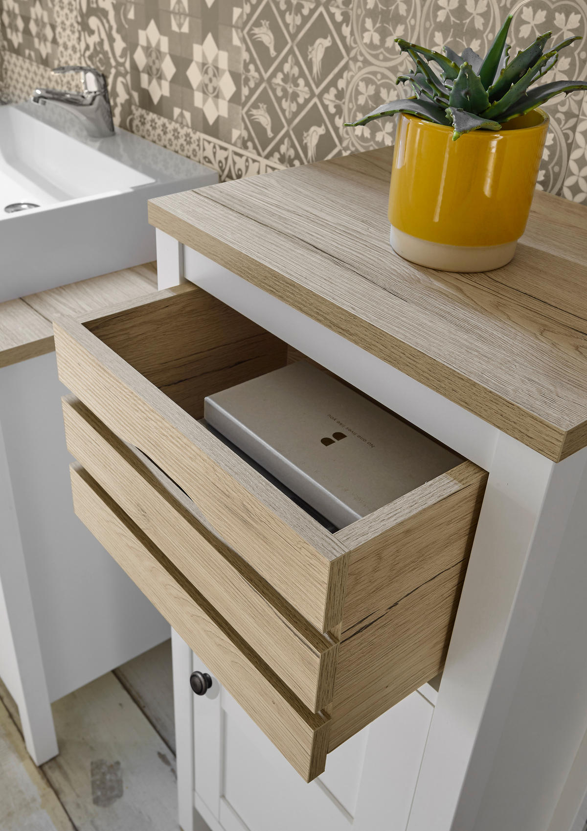 UNTERSCHRANK 44,5/103/33 cm   - ROMANTIK / LANDHAUS (44,5/103/33cm) - Xora