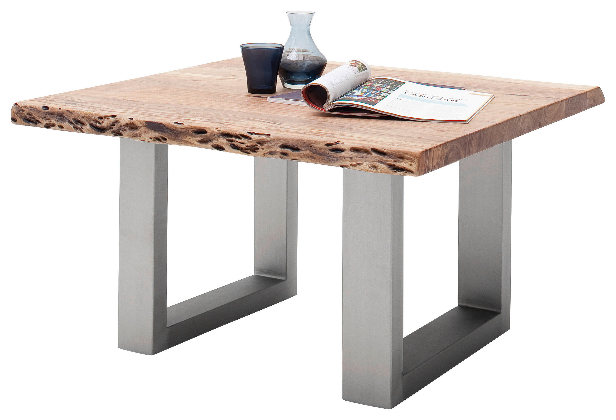 Couchtisch Holz mit Massiver Tischplatte Cartagena, Akazie