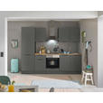 KÜCHENBLOCK   in Graphitfarben  - Schwarz/Graphitfarben, Basics, Holzwerkstoff/Metall (270/211/60cm) - Xora