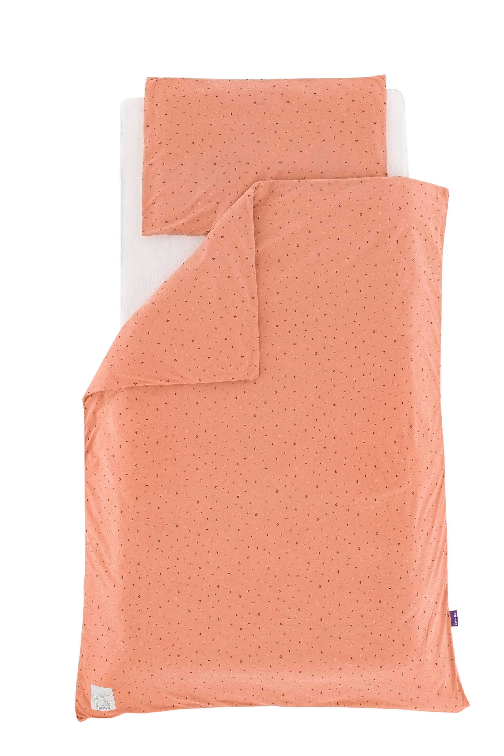 BABYBETTWÄSCHE MOON ROST Jersey 100/135 cm  - Rostfarben, Basics, Textil (100/135cm) - Träumeland