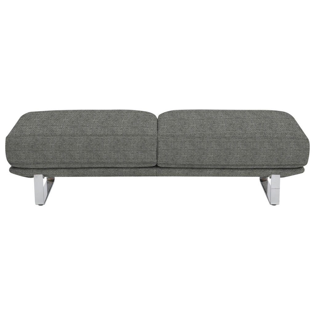 Thumbnail - Dieter Knoll Hocker, Grau, Textil, rechteckig, 160x44x60 cm, Fußauswahl, Lederauswahl, Stoffauswahl, erweiterbar (Typena...