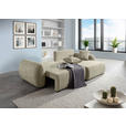 ECKSOFA Mintgrün Flachgewebe Zierkissen, Rückenkissen, Bettkasten, Schlaffunktion, Rücken echt, Liegefläche im Originalstoff  - Schwarz/Mintgrün, KONVENTIONELL, Kunststoff/Textil (250/145cm) - Carryhome