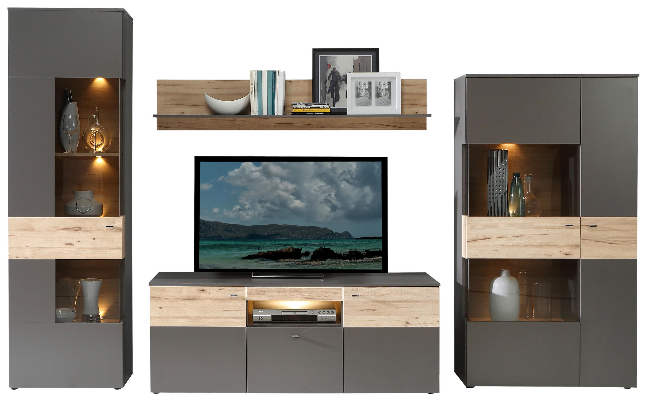 MID.YOU OBÝVACIA STENA, sivá, farba duba