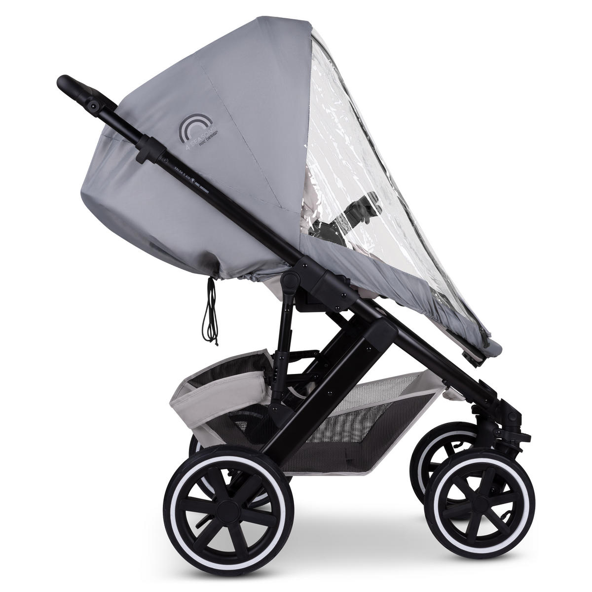 REGENVERDECK 4 Seasons  - Transparent/Grau, Basics, Kunststoff/Textil (25,5/18/7cm) - ABC Design