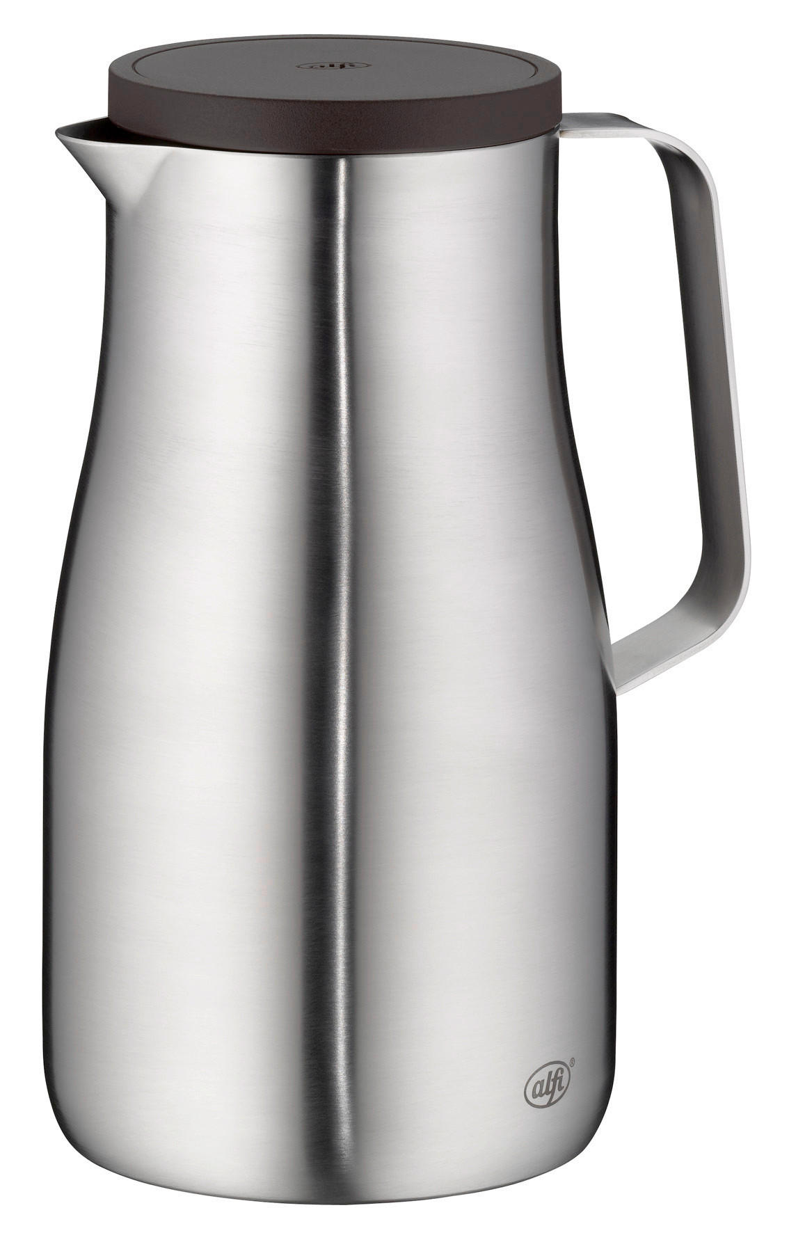 ISOLIERKANNE STUDIO 1 L  - Silberfarben, Design, Metall (1l) - Alfi