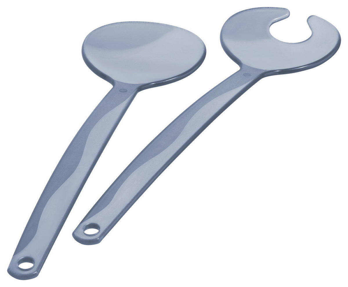 PRIBOR ZA SOLATO  ONDA           - modra, Basics, umetna masa (30,5/8/1cm) - Rotho