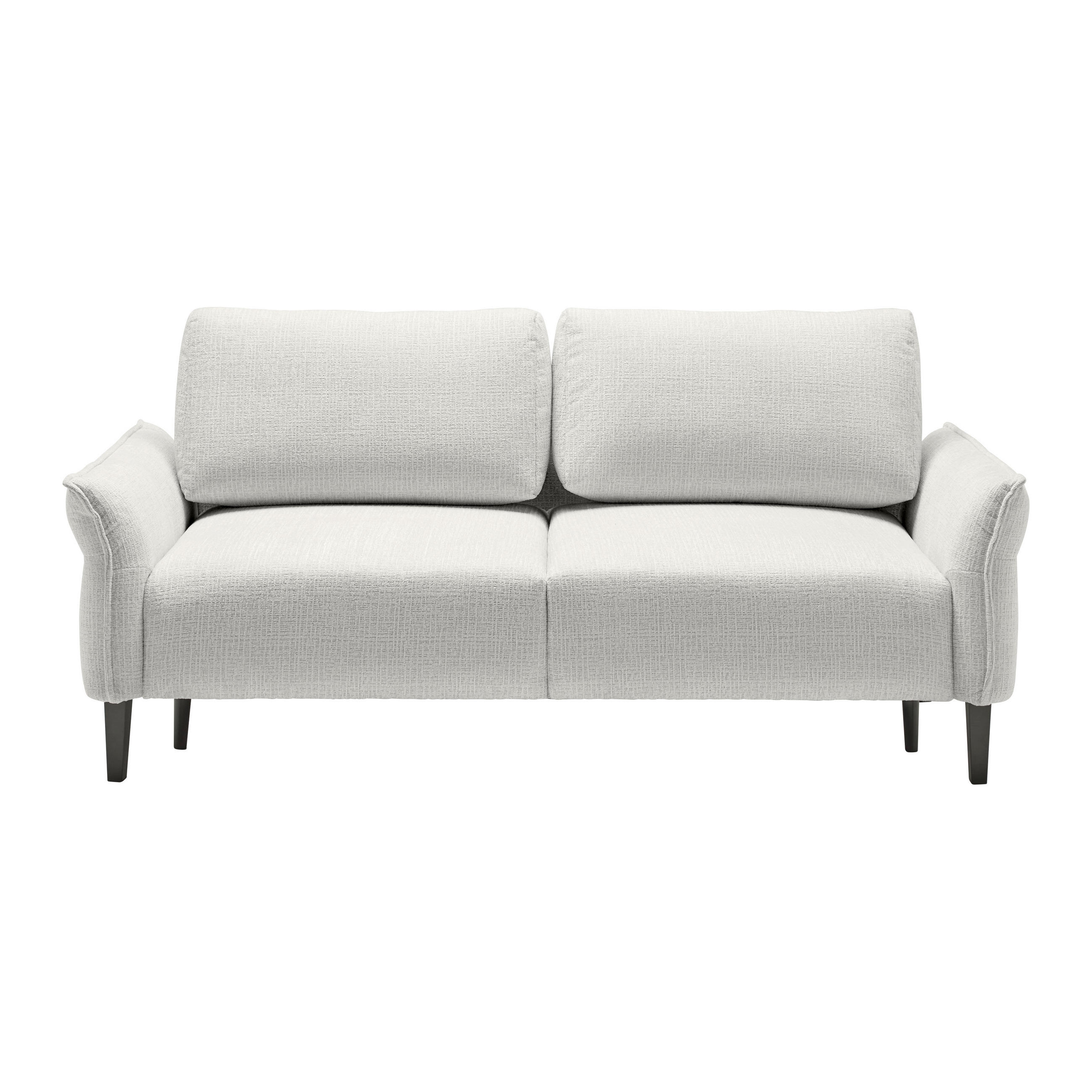 3-SITS SOFFA i vävt tyg ljusgrå  - ljusgrå/svart, Modern, trä/textil (183/85/92cm) - MID.YOU