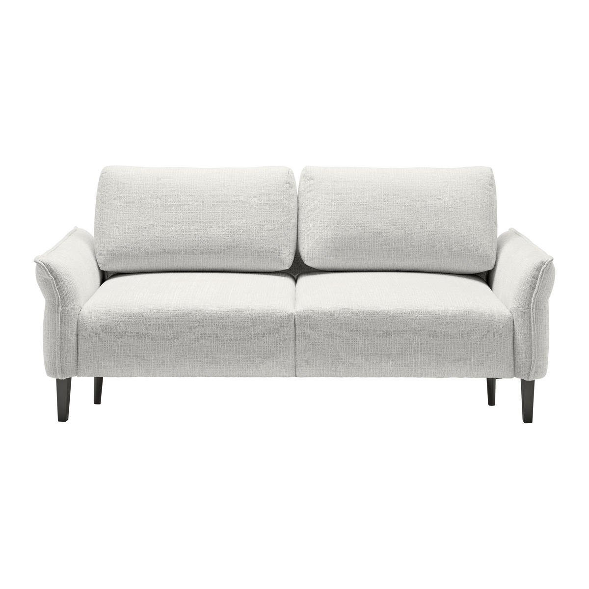 3-SITS SOFFA i vävt tyg ljusgrå  - ljusgrå/svart, Modern, trä/textil (183/85/92cm) - MID.YOU