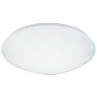 LED-DECKENLEUCHTE - Opal/Weiß, Basics, Kunststoff/Metall (39/11cm) - Globo