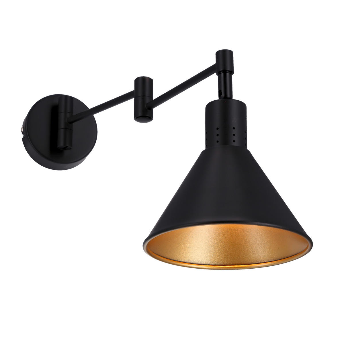 WANDLEUCHTE 37.5/14/17 cm   - Basics, Metall (37.5/14/17cm)