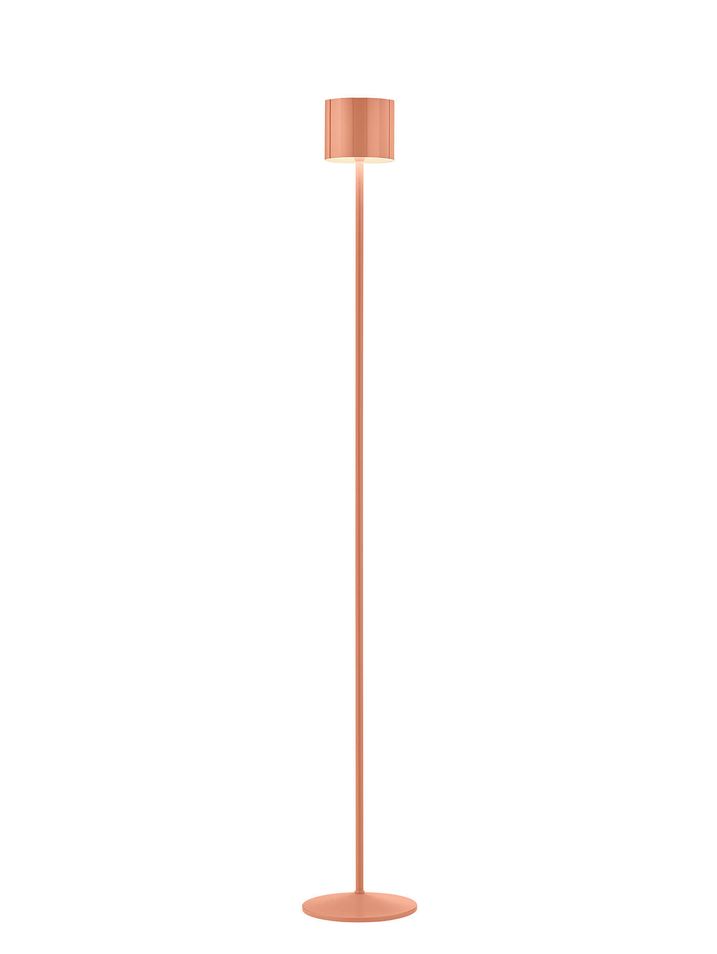AKKU-STEHLEUCHTE Marisa 19/125 cm  - Aprikose, MODERN, Metall (19/125cm) - Musterring