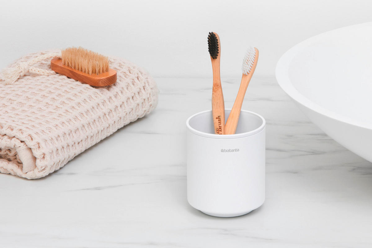 KUPAONSKA ČAŠA  bijela  metal, plastika  MINDSET  - bijela, Basics, metal/plastika (8.1/9.4/8.1cm) - Brabantia