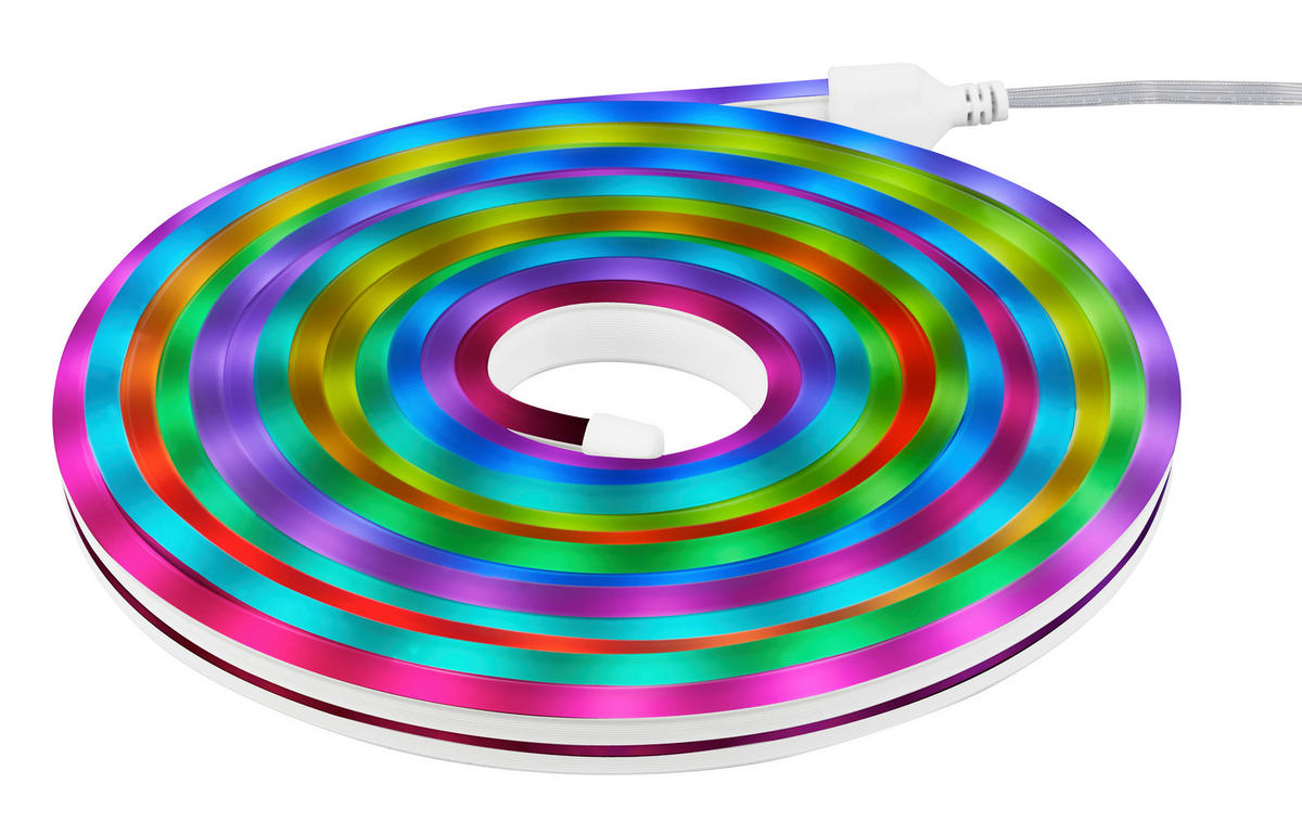LED SZALAG 500 cm  - fehér, Basics, műanyag (500cm)