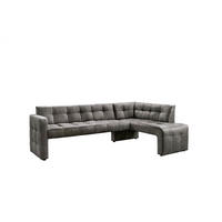 KLUPA KUTNA  antracit  drvo, tekstil, drvni materijal      - crna/antracit, Moderno, drvni materijal/drvo (245/157cm) - Livetastic