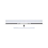 SCHIENENSYSTEM-ABDECKSCHIENE 12,5/0,5/1 cm   - Transparent, Basics, Kunststoff (12,5/0,5/1cm) - Paulmann