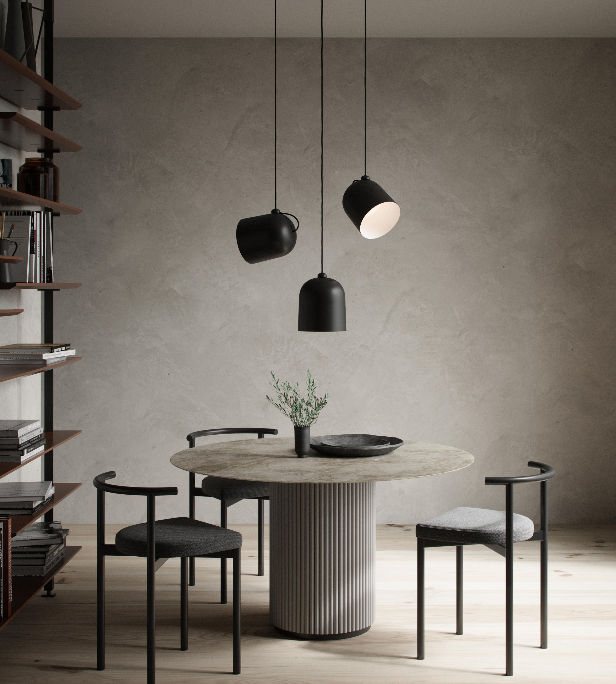 HÄNGELEUCHTE ANGLE 21/339 cm   - Schwarz, Design, Metall (21/339cm) - Nordlux