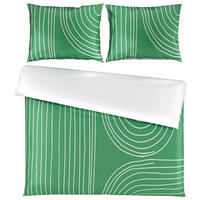 POSTELJINA SA DVA LICA EMERALD 200/200 cm saten žad zelena  - žad zelena, Konvencionalno, tekstil (200/200cm) - Esposa