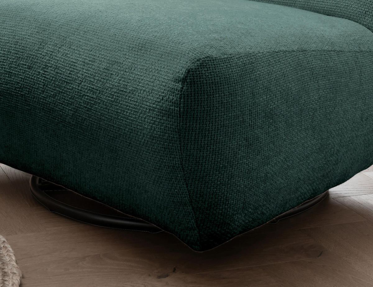 XXL-SESSEL in Mikrofaser Dunkelblau  - Schwarz/Dunkelblau, Trend, Textil/Metall (95/77/94cm) - Livetastic