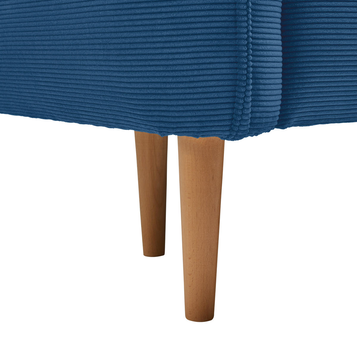 3-SITS SOFFA i manchester kunglig blå  - kunglig blå/naturfärgad, Modern, trä/textil (183/85/92cm) - MID.YOU