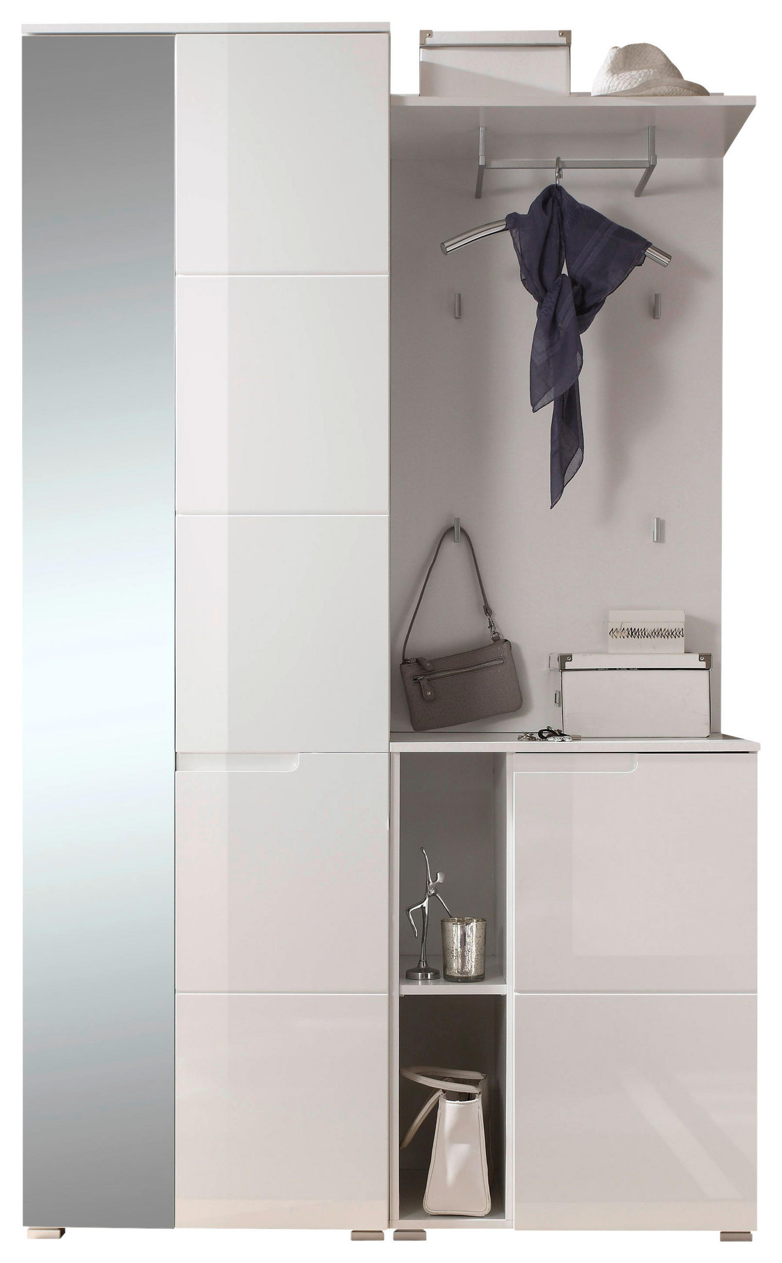 Garderobe In Weiss Hochglanz Online Bestellen 