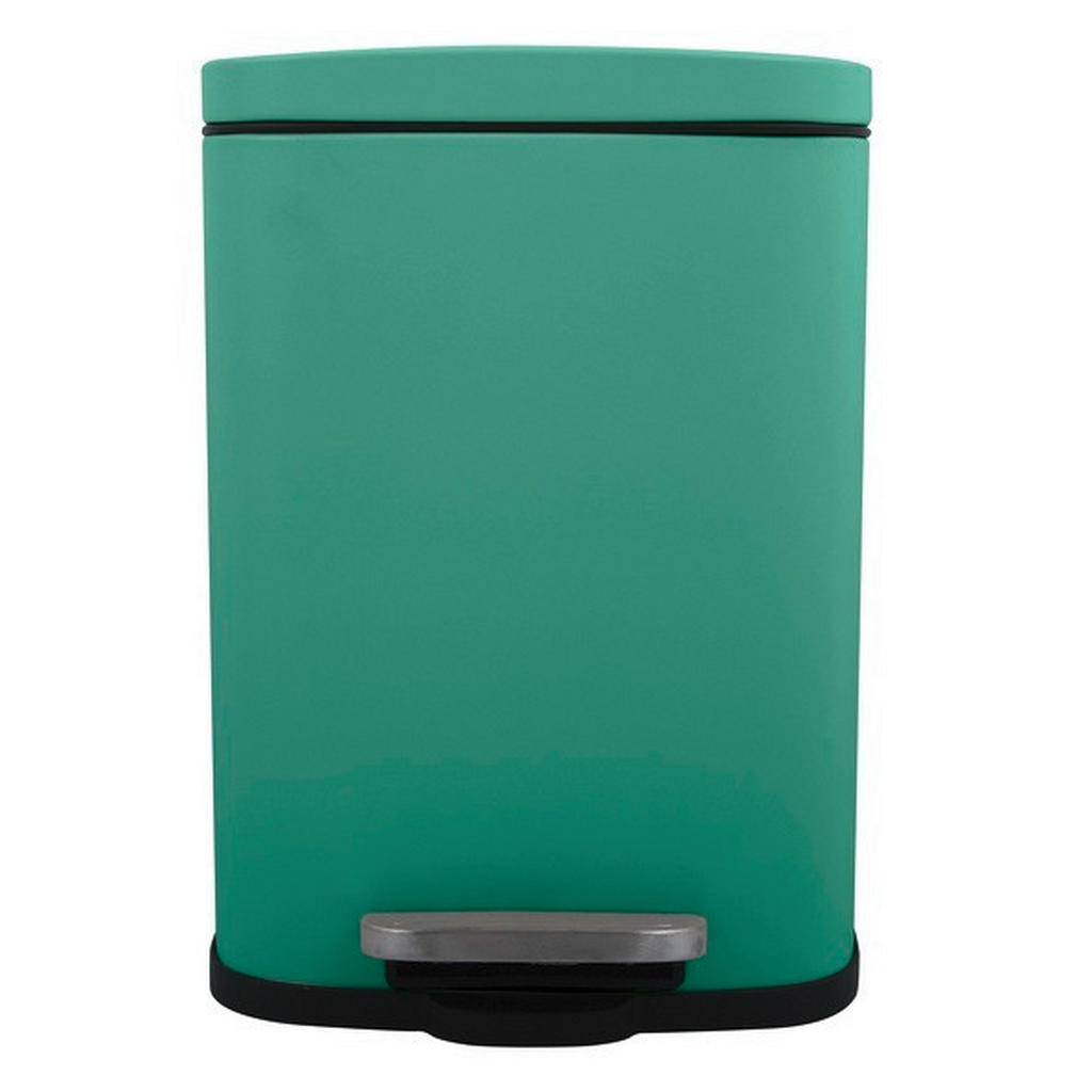 Treteimer Akira 5l Grün Metall Lxbxh: 21,4x17,6x30 Cm