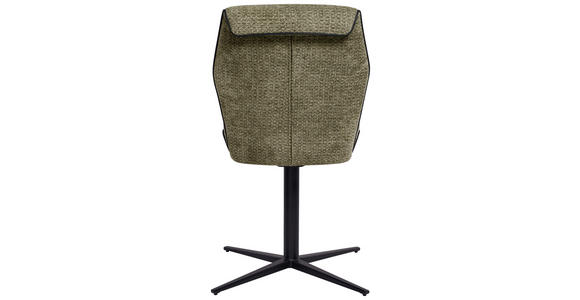 STUHL - Schwarz/Grün, Design, Textil/Metall (48/88/63cm) - Novel