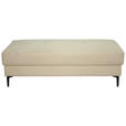 HOCKER in Textil Naturfarben  - Schwarz/Naturfarben, Design, Textil/Metall (140/45/80cm) - Xora