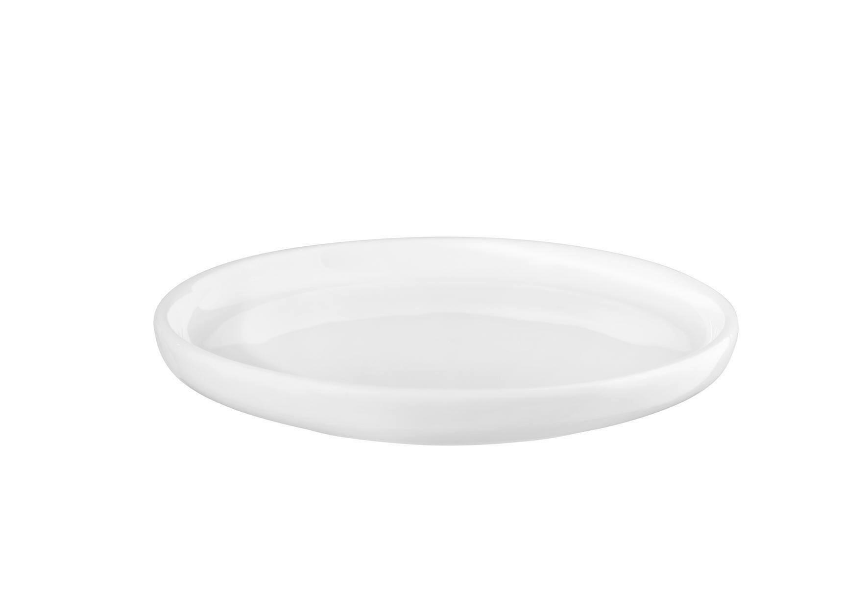 TELLER a table oco  - Weiß, Basics, Keramik (8,5/0,8cm) - ASA