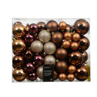 KARÁCSONYFAGÖMBSZETT - Basics (8,00/8,00/8,00cm)