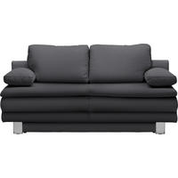 SCHLAFSOFA Bruno  mit Fußauswahl, Stoffauswahl Flachgewebe Grau  - Chromfarben/Grau, Design, Textil/Metall (194/96/86cm) - Novel