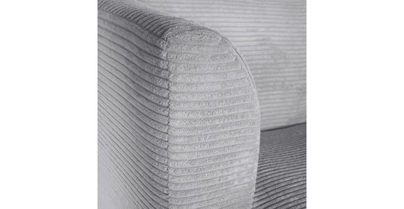 SESSEL in Cord Hellgrau  - Buchefarben/Hellgrau, Design, Holz/Textil (85/71/80cm) - Hom`in