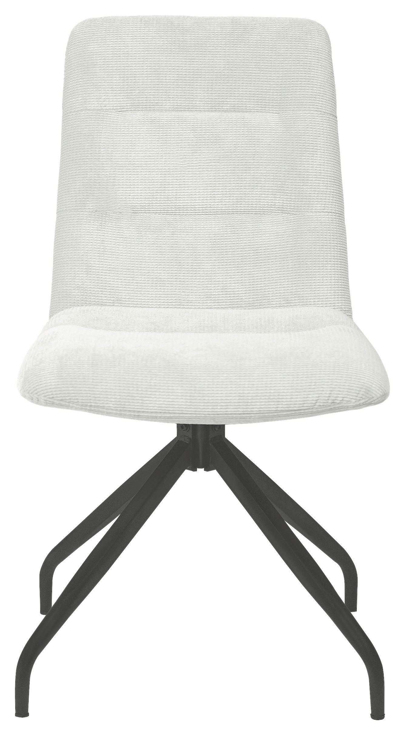 STUHL Webstoff Beige  - Beige/Schwarz, Design, Textil/Metall (50/90/63cm) - Carryhome