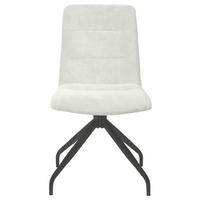 STUHL Webstoff Beige  - Beige/Schwarz, Design, Textil/Metall (50/90/63cm) - Carryhome