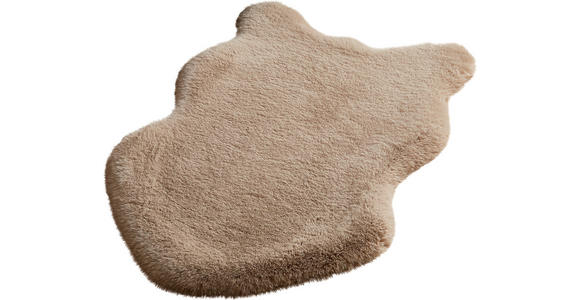 KUNSTFELL 60/90 cm Luna  - Taupe, Trend, Textil (60/90cm) - Novel