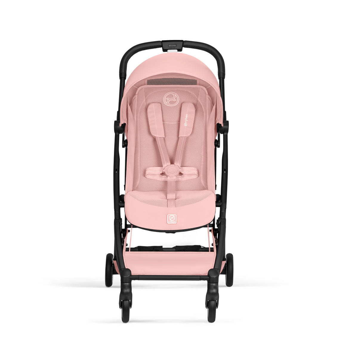 BUGGY ORFEO BLK  - Hellrosa/Schwarz, Basics, Kunststoff/Textil (77/52/102cm) - cybex GOLD