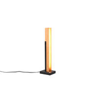 LED-TISCHLEUCHTE - Schwarz/Braun, Design, Holz/Metall (11/50/14cm) - Trio Leuchten