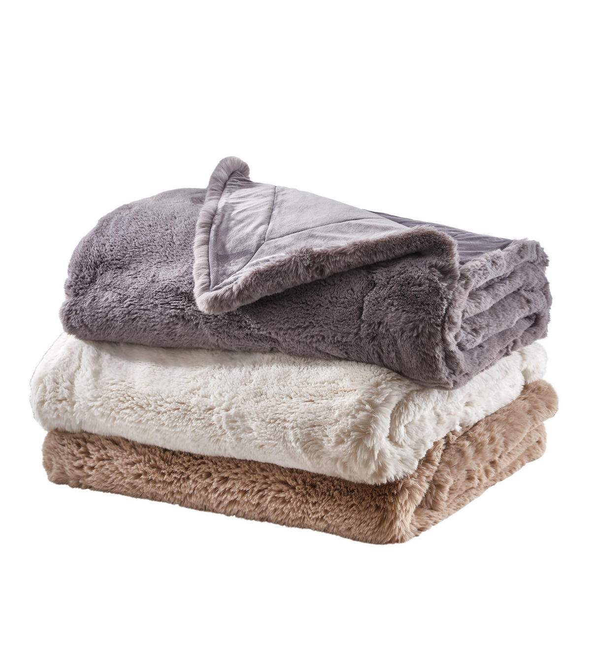 FELLDECKE 150/200 cm  - Weiß, Basics, Textil (150/200cm) - Dieter Knoll