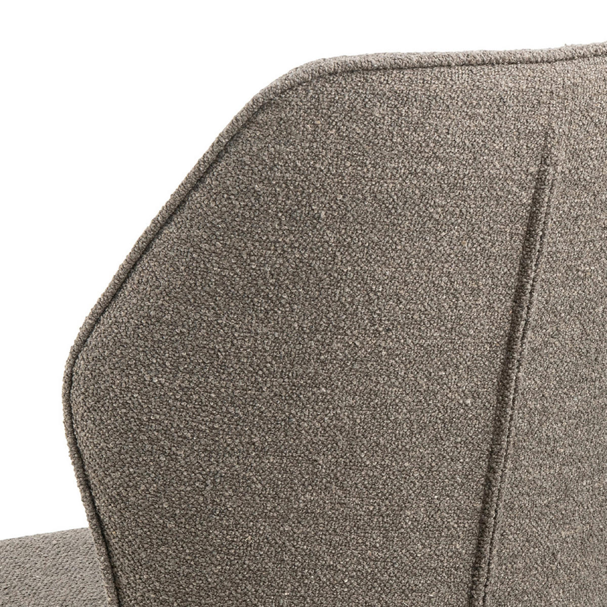 ŽIDLE, šedohnědá - černá/šedohnědá, Design, kov/textil (51/90/62cm) - MID.YOU