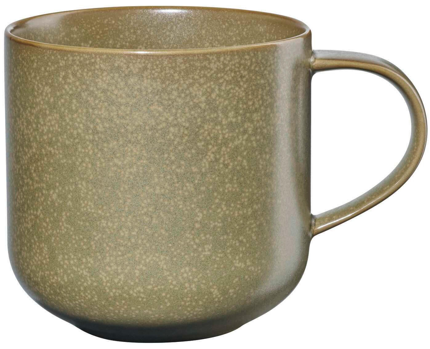 HRNČEK NA KÁVU porcelán keramika  - olivovozelená, Design, keramika (9,2/9,5cm) - ASA