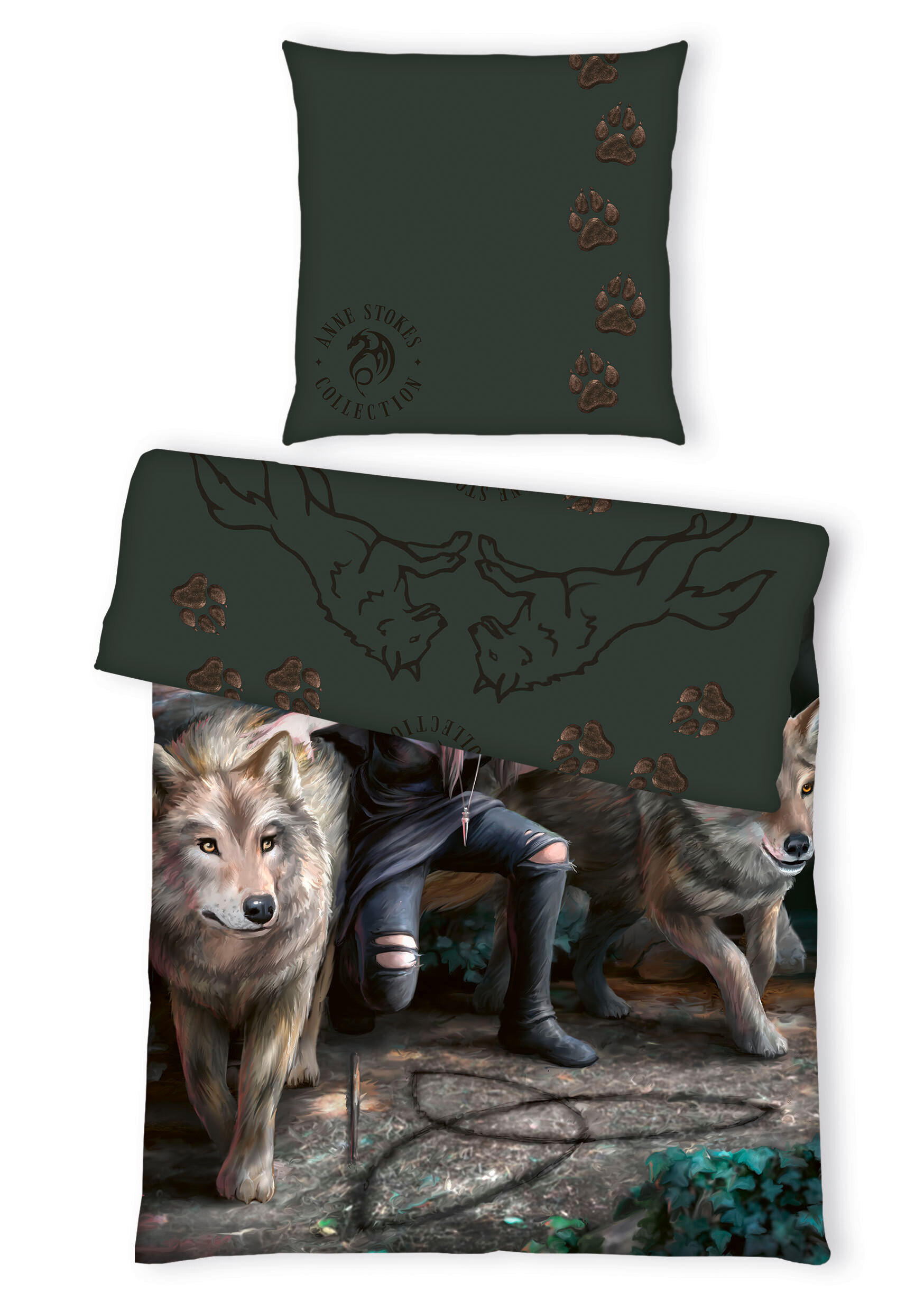 JUGENDBETTWÄSCHE Anne Stokes Renforcé 135/200 cm  - Multicolor, Trend, Textil (135/200cm) - Herding