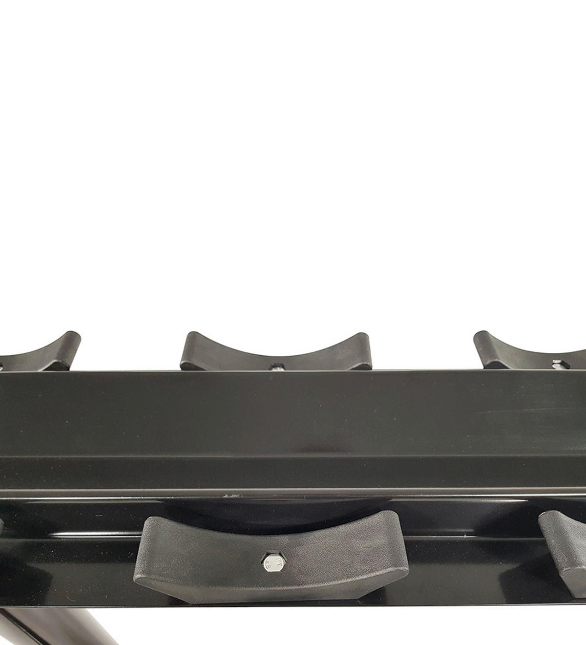 HANTELSTÄNDER Tunturi Pro Ablageplatte für Kurzhantelregal  - Schwarz, KONVENTIONELL, Kunststoff/Metall (120/22/5cm)