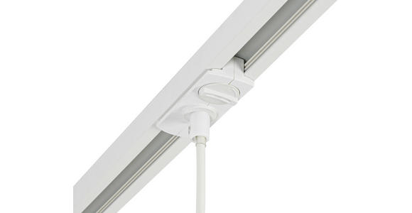 SCHIENENSYSTEM - Chromfarben/Weiß, Trend, Kunststoff/Metall (262cm) - Novel