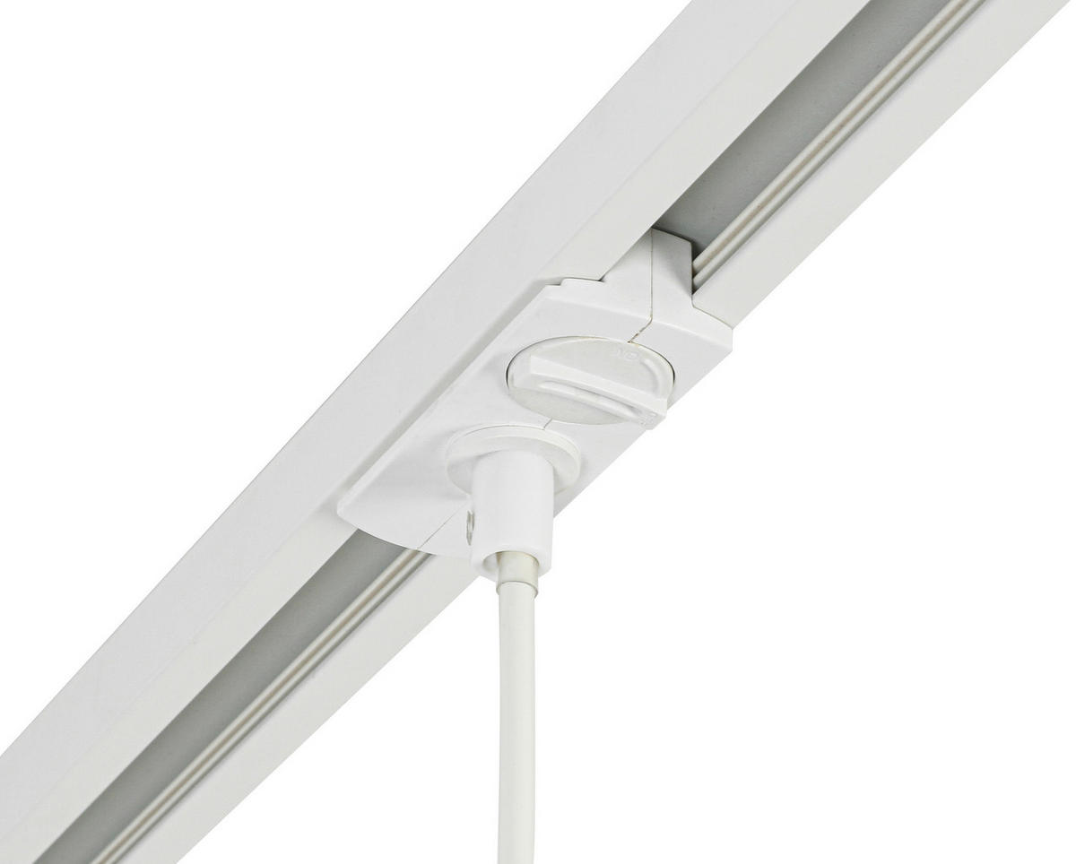 DECKENLEUCHTE 262 cm   - Weiß, Trend, Kunststoff/Metall (262cm) - Novel